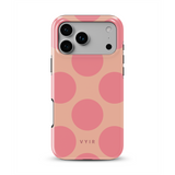 Big Polka Dots, Melón - Tough Funda para iPhone