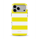 Horizontal Stripes, Citrus - Tough Funda MagSafe para iPhone