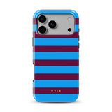 Horizontal Stripes, Azul Track -  Tough Funda para móvil