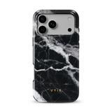 Italian Marble Negro - Tough MagSafe Funda para móvil iPhone