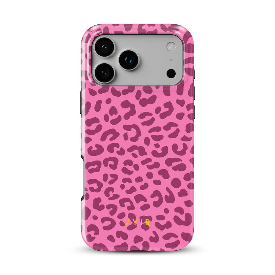 Leopard Elegance Pink - Tough Funda MagSafe para iPhone