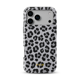 Luxe Leopard Plateado - Tough Funda MagSafe para iPhone