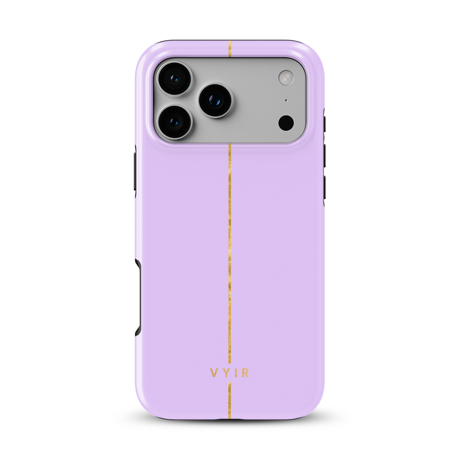 VYIR Signature Golden Line, Morado lavanda - Tough Funda para móvil