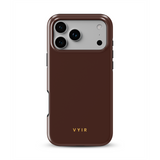 VYIR Signature Solid Colors, Marrón chocolate - Tough Funda MagSafe para iPhone