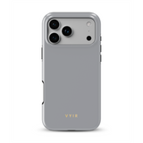 VYIR Signature Solid Colors, Gris - Tough Funda MagSafe para iPhone