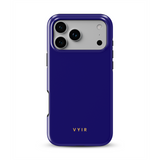 VYIR Signature Solid Colors, Azul marino - Tough Funda MagSafe para iPhone
