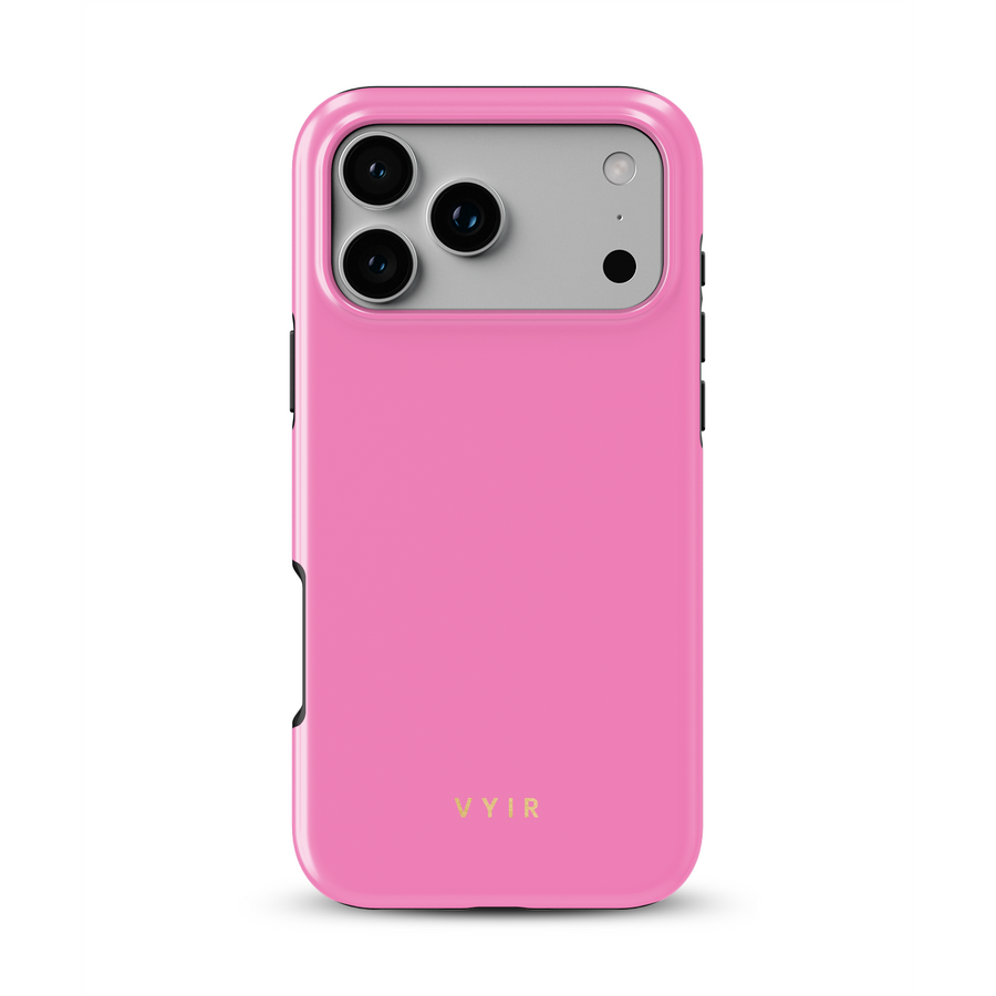 VYIR Signature Solid Colors, Rosa - Tough Funda MagSafe para iPhone