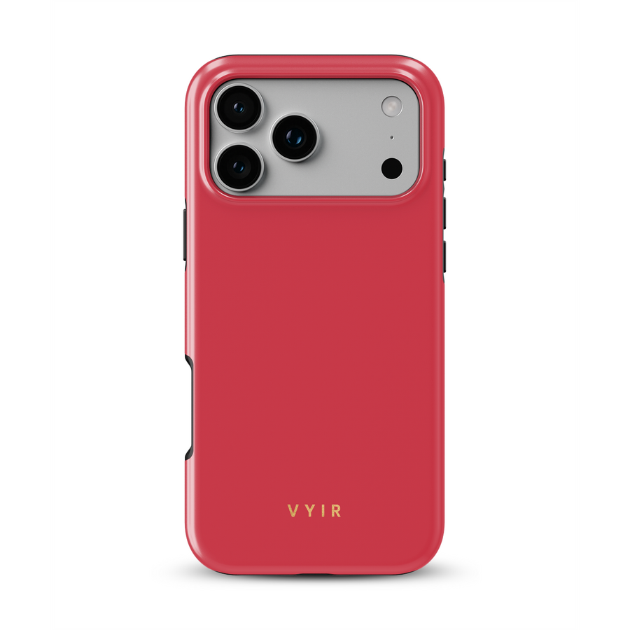 VYIR Signature Solid Colors, Rojo - Tough Funda para móvil