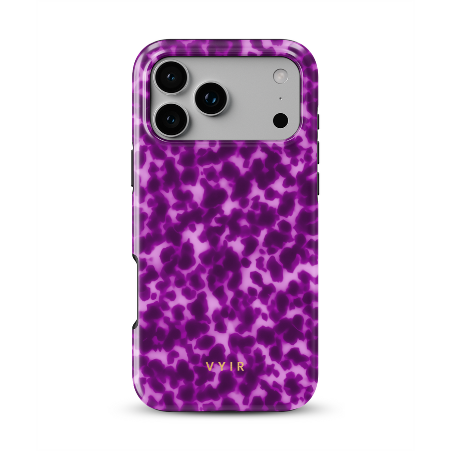 Tortoiseshell, Morado - Tough Funda MagSafe para iPhone