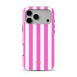Vertical Stripes, Fashion Pink - Tough Funda MagSafe para iPhone