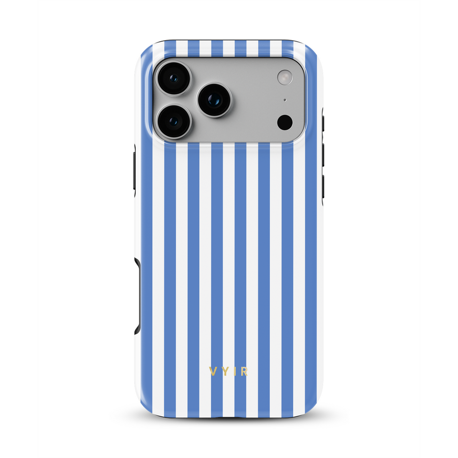 Vertical Stripes, Azul parisino - Tough Funda MagSafe para iPhone