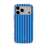 Vertical Stripes, Azul Track - Tough Funda MagSafe para iPhone