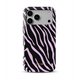 Zebra Luxe, Morado claro - Funda MagSafe Tough para iPhone