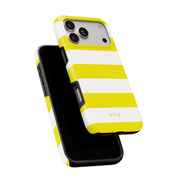 Horizontal Stripes, Citrus - Shockproof MagSafe iPhone Case - VYIR