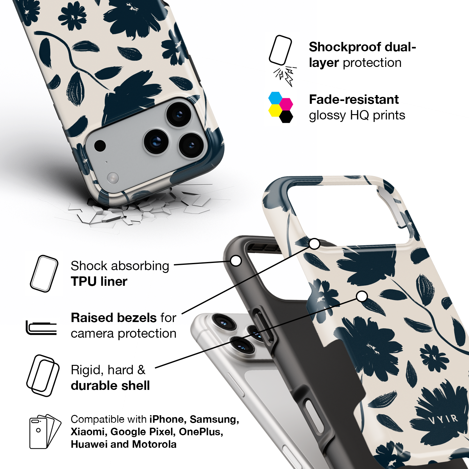 Deep Garden - Shockproof Phone Case - VYIR