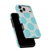 Big Polka Dots, Lagoon - Shockproof MagSafe iPhone Case - VYIR
