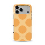 Big Polka Dots, Mango - Tough Funda MagSafe para iPhone