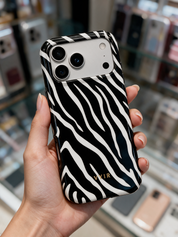 Zebra Luxe, Negro y blanco - Tough Funda para móvil